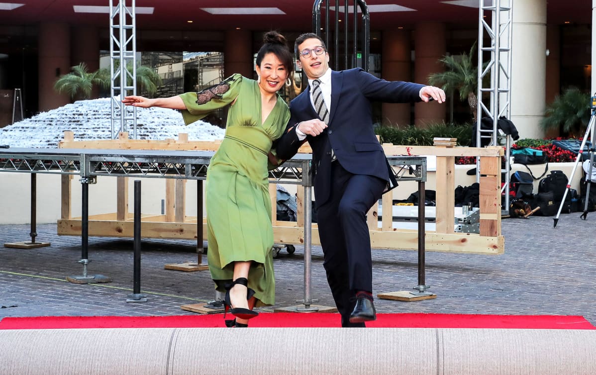 Sandra Oh ja Andy Samberg