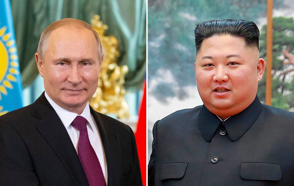 Vladimir Putin ja Kim Jong-un
