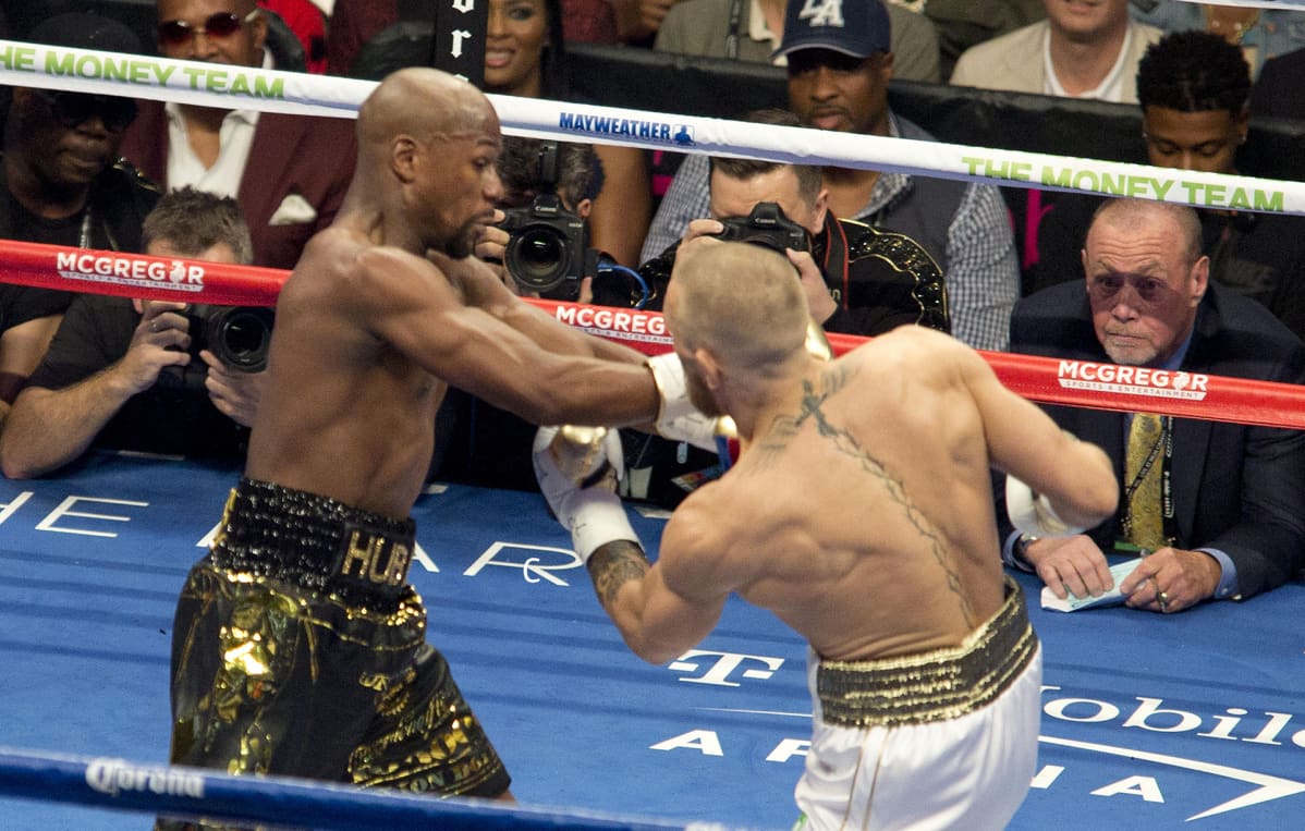 Floyd Mayweather ja Conor McGregor.