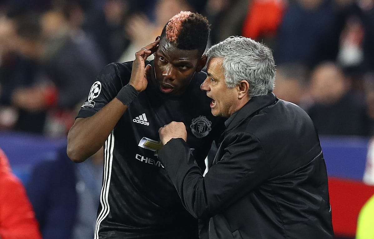 Pogba ja Mourinho