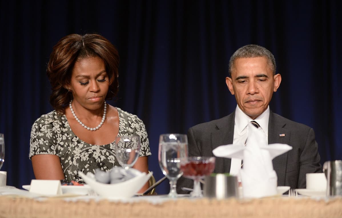 Michelle ja Barack Obama.