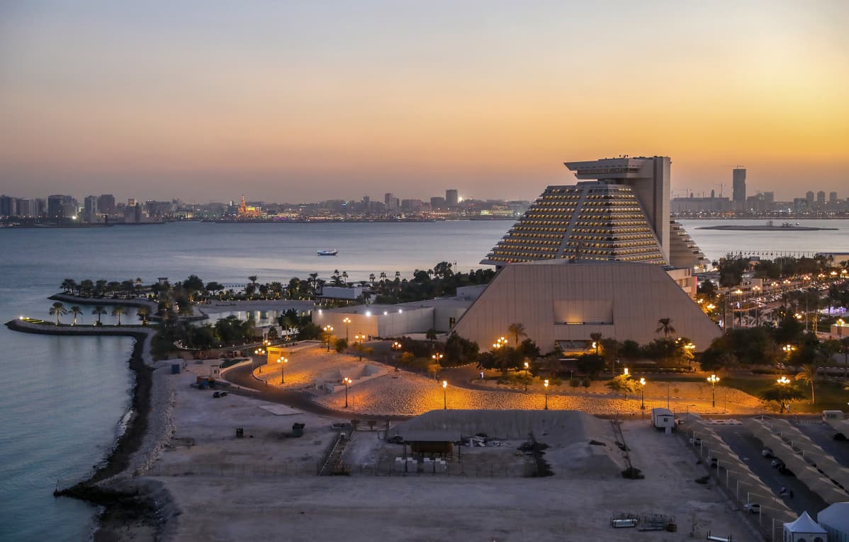 Hotelli Sheraton Qatarissa.