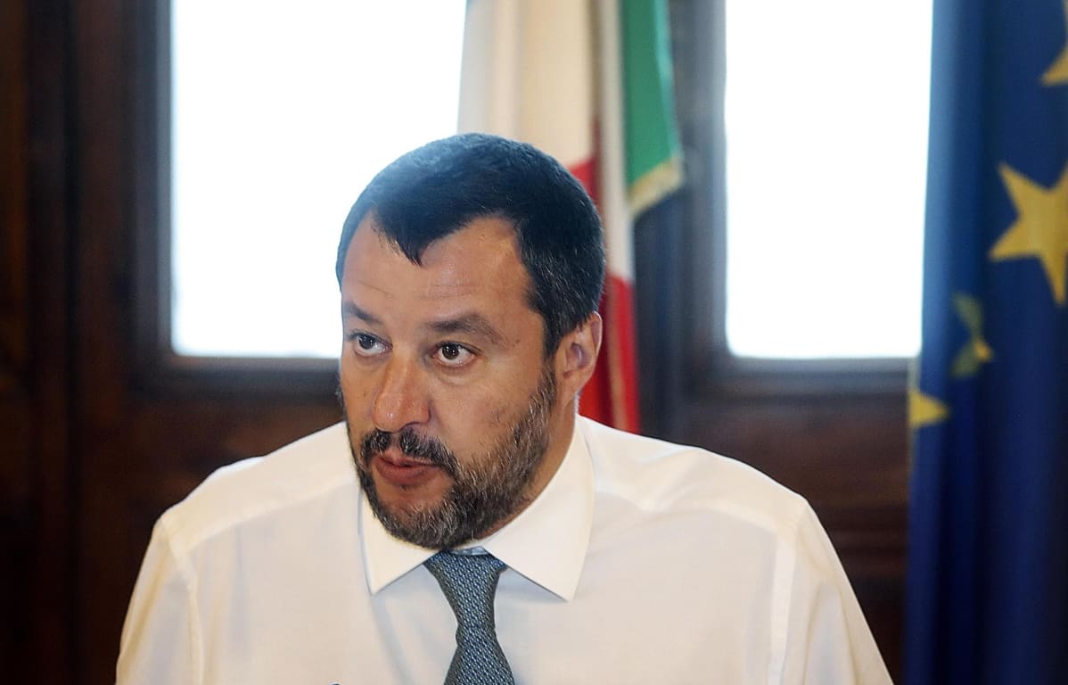 Sisäministeri Matteo Salvini.