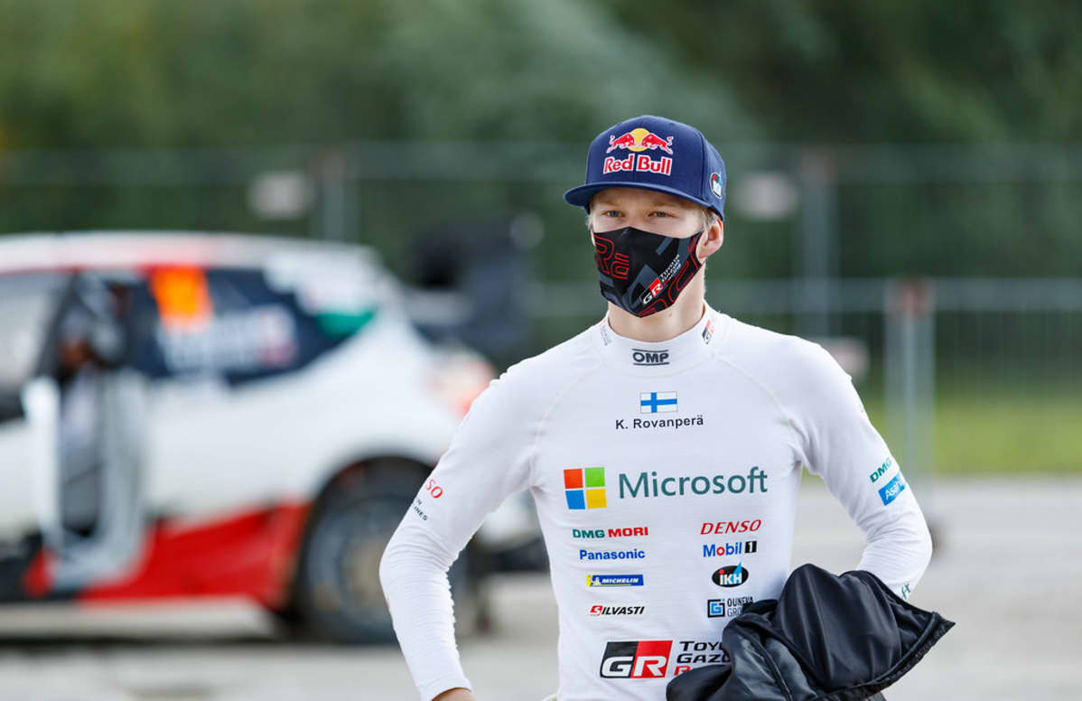 Kalle Rovanperä Viron MM-rallissa 2020.