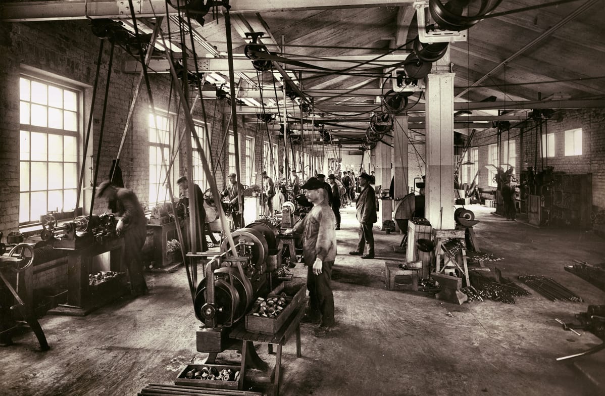 Högforsin konepajaa 1922