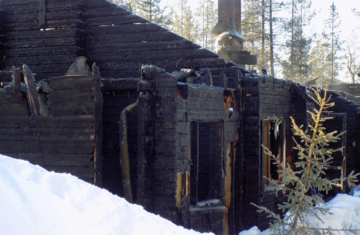 Tulipalo Inari Saariselkä