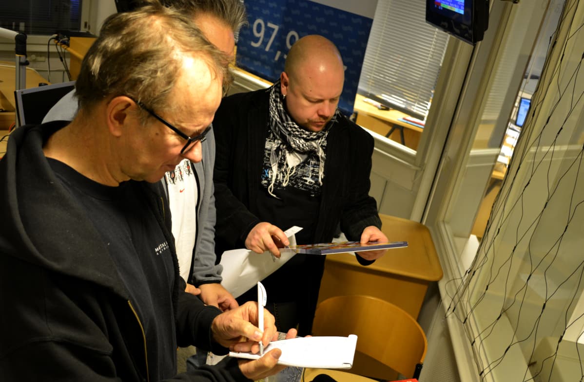 Tapani Ripatti, Hanski Kinnunen ja Juha-Petri Koponen
