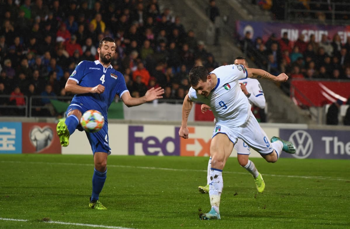 Liechtensteinin Daniel Kaufmann ja Italian Andrea Belotti