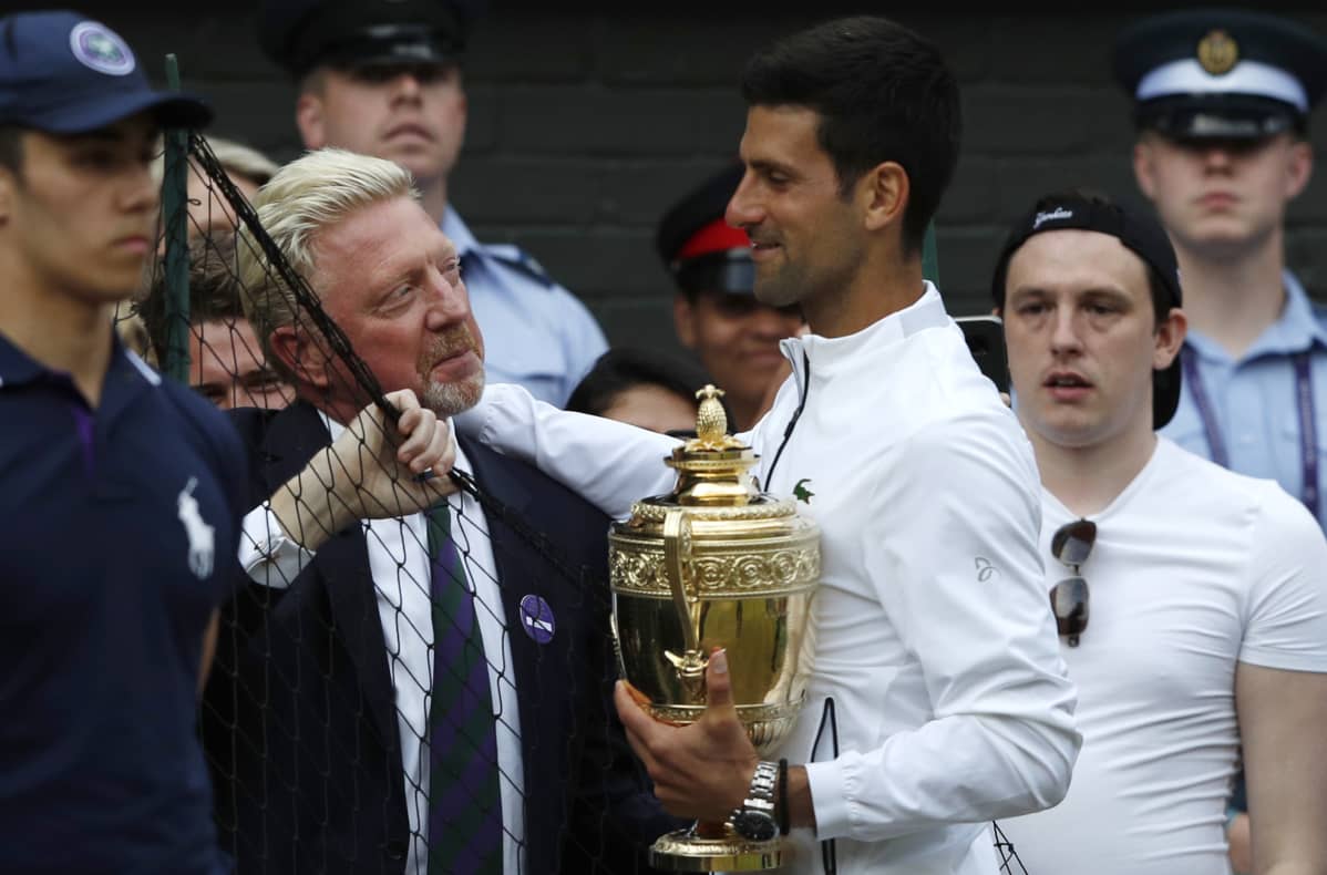 Boris Becker Novak Djokovic