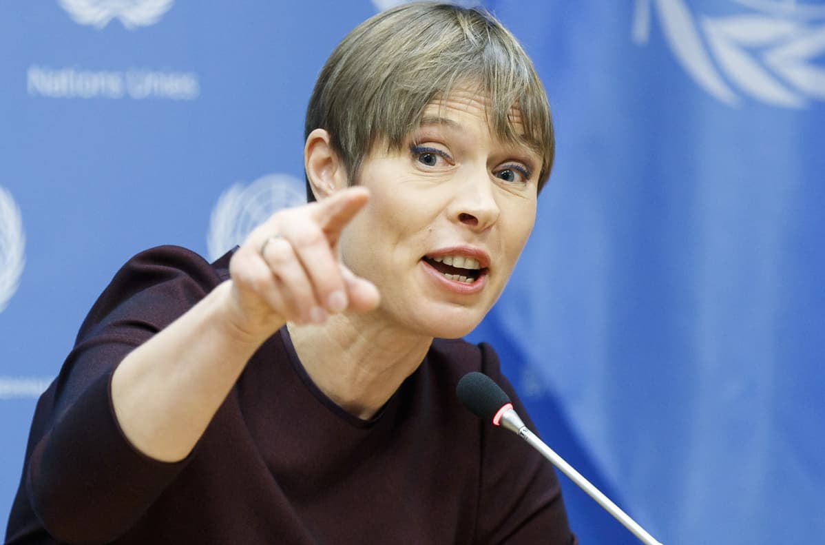 Viron presidentti Kersti Kaljulaid.