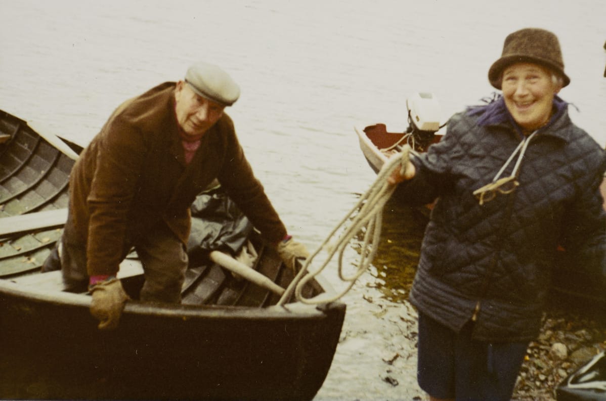 Arvid ja Gurli vuonna 1970.