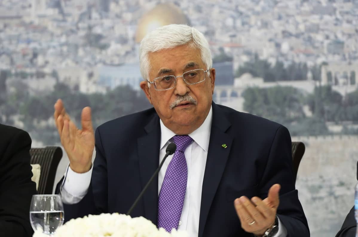 Palestiinalaisten presidentti Mahmud Abbas
