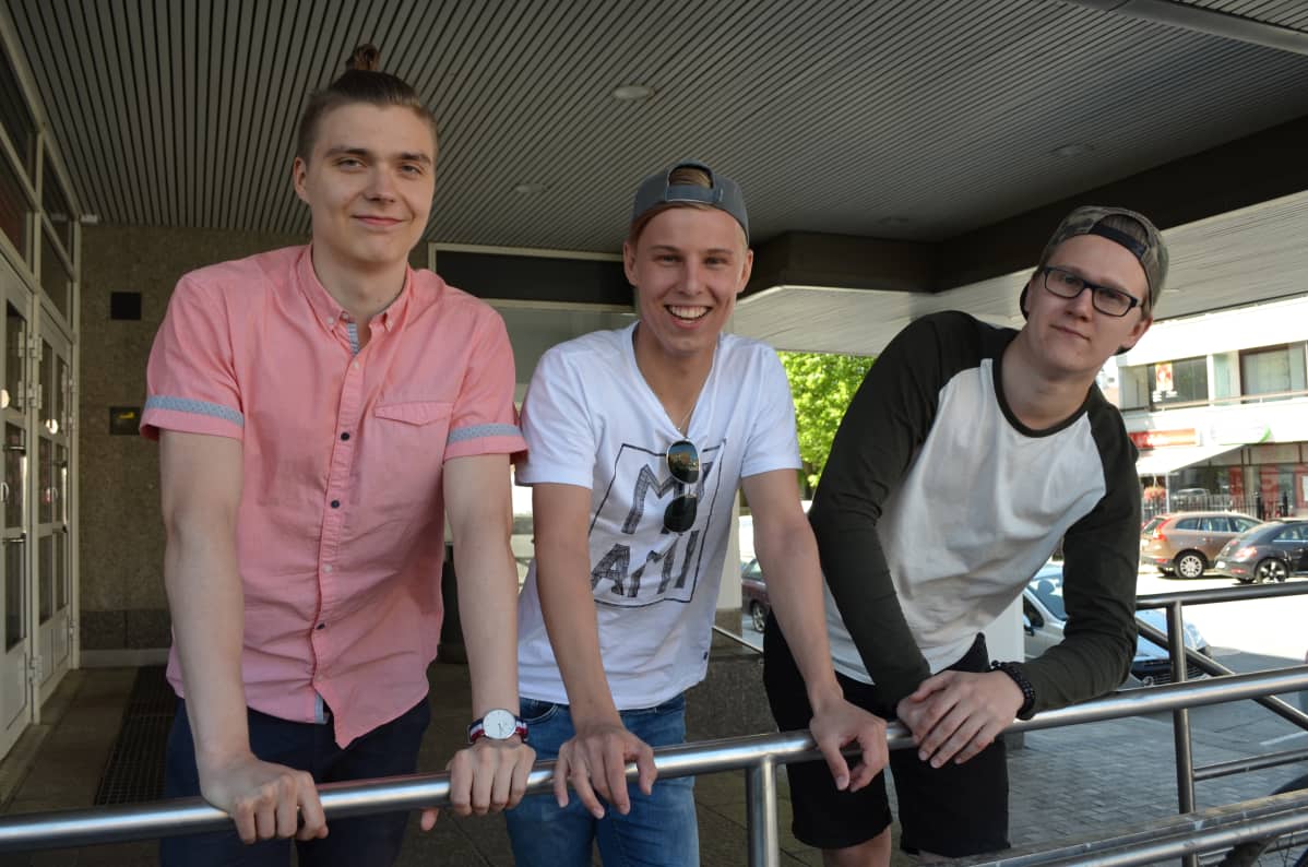 Planet Casen Tuomas Kätkänaho, Aleksi Yli-Sissala ja Otto Nyyssölä.