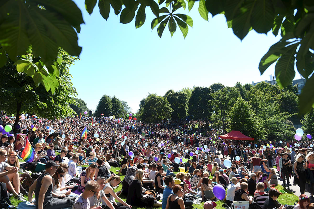 Seksuaali- ja sukupuolivähemmistöjen Pride-viikon Helsinki Pride -kulkue järjestettiin Helsingissä 28. kesäkuuta 2014.