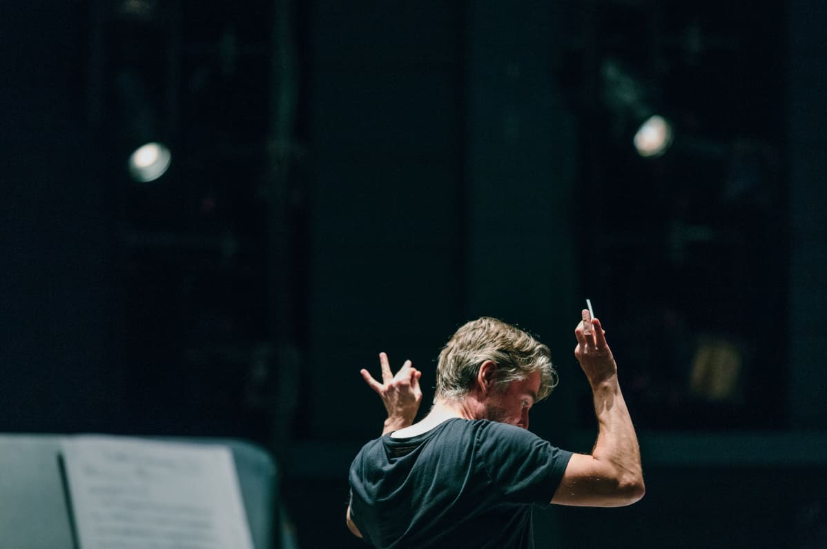 Säveltäjä-kapellimestari Esa-Pekka Salonen