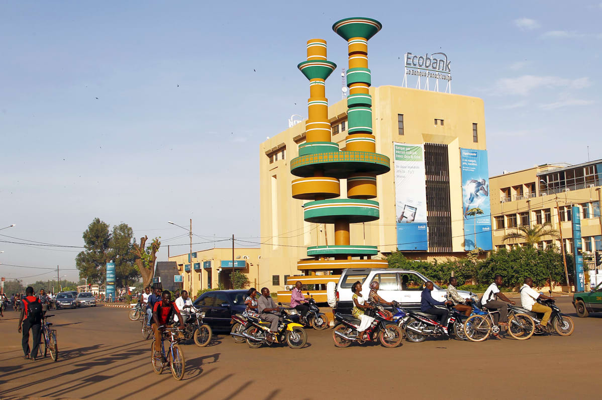 Näkymä Burkina Fason pääkaupungista Ouagadougousta.