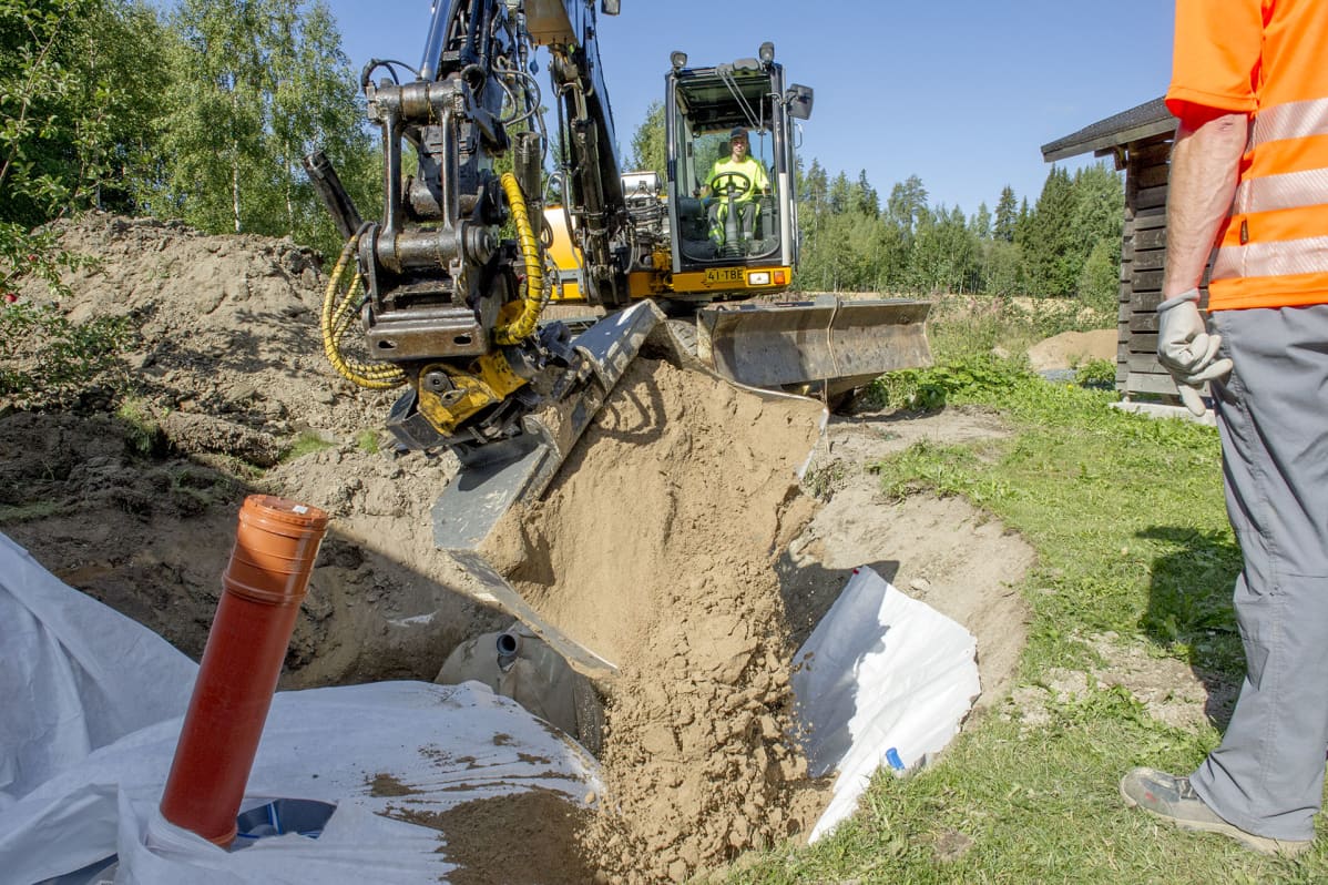 Jätevesisäiliö.