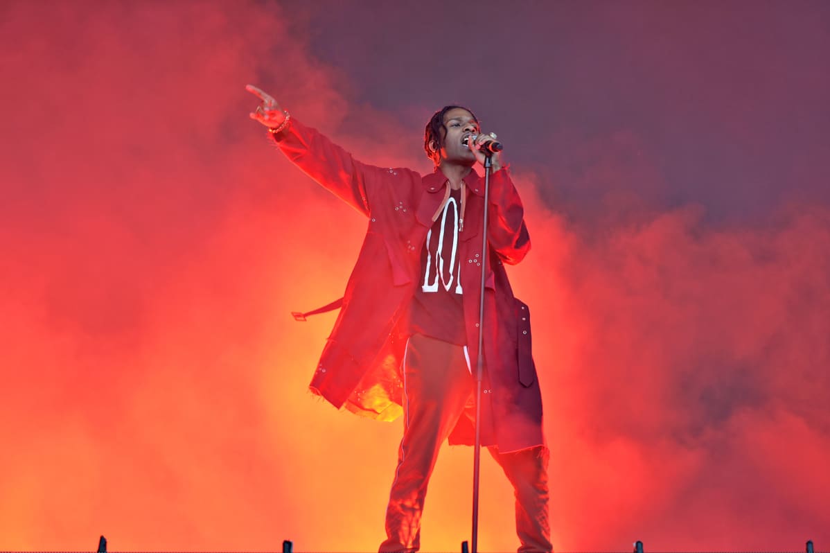 Asap Rocky esiintymässä Blockfest-festivaaleilla 20. elokuuta 2016.