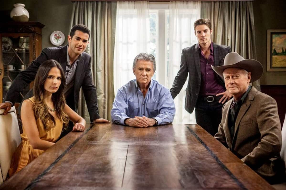 Dallas tv-sarjan näyttelijöitä.