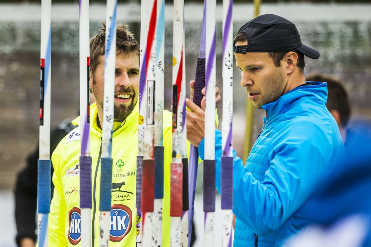 Antti Ruuskanen ja Tero Pitkämäki.