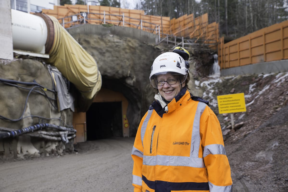 Länsimetro Oy:n viestintäjohtaja Satu Linkola.