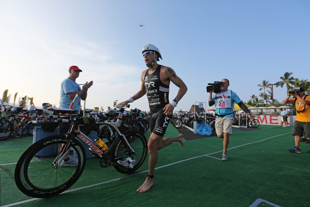 Triathlonin Ironman-kilpailu Havaijilla.