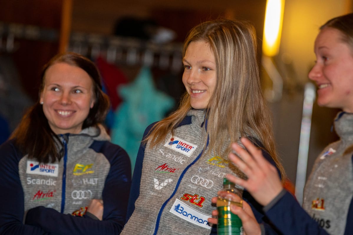 Susanna Saapunki, Eveliina Piippo ja Johanna Matintalo.