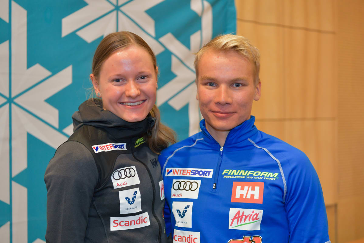 Johanna Matintalo ja Lauri Vuorinen.