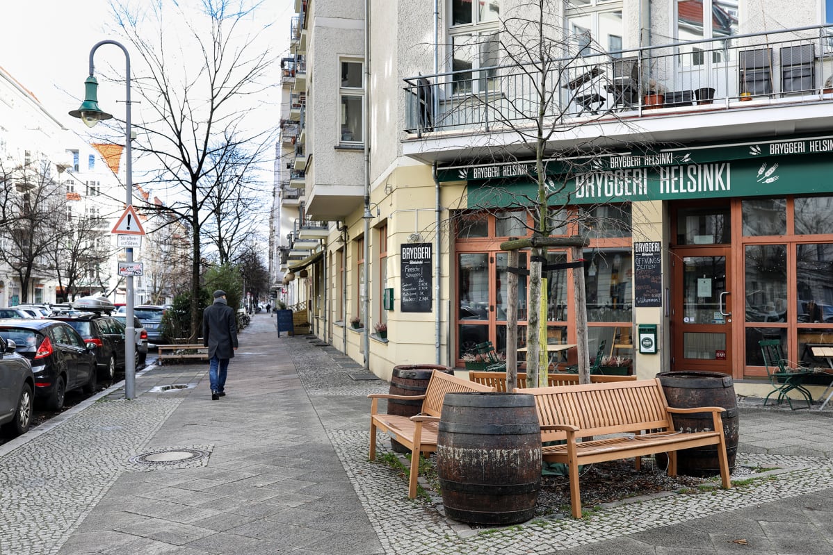Bryggeri-ravintola Berliinissä.