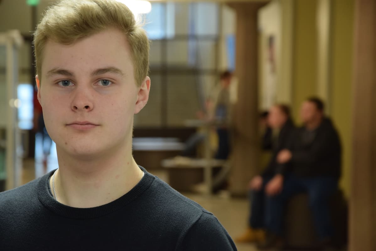 Turun Suomalaisen Yhteiskoulun lukion oppilas Antti Laakso.
