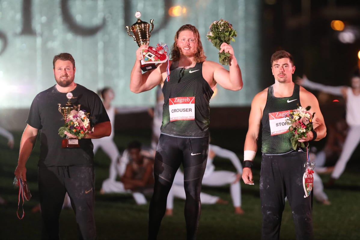 Tom Walsh, Ryan Crouser ja David Storl