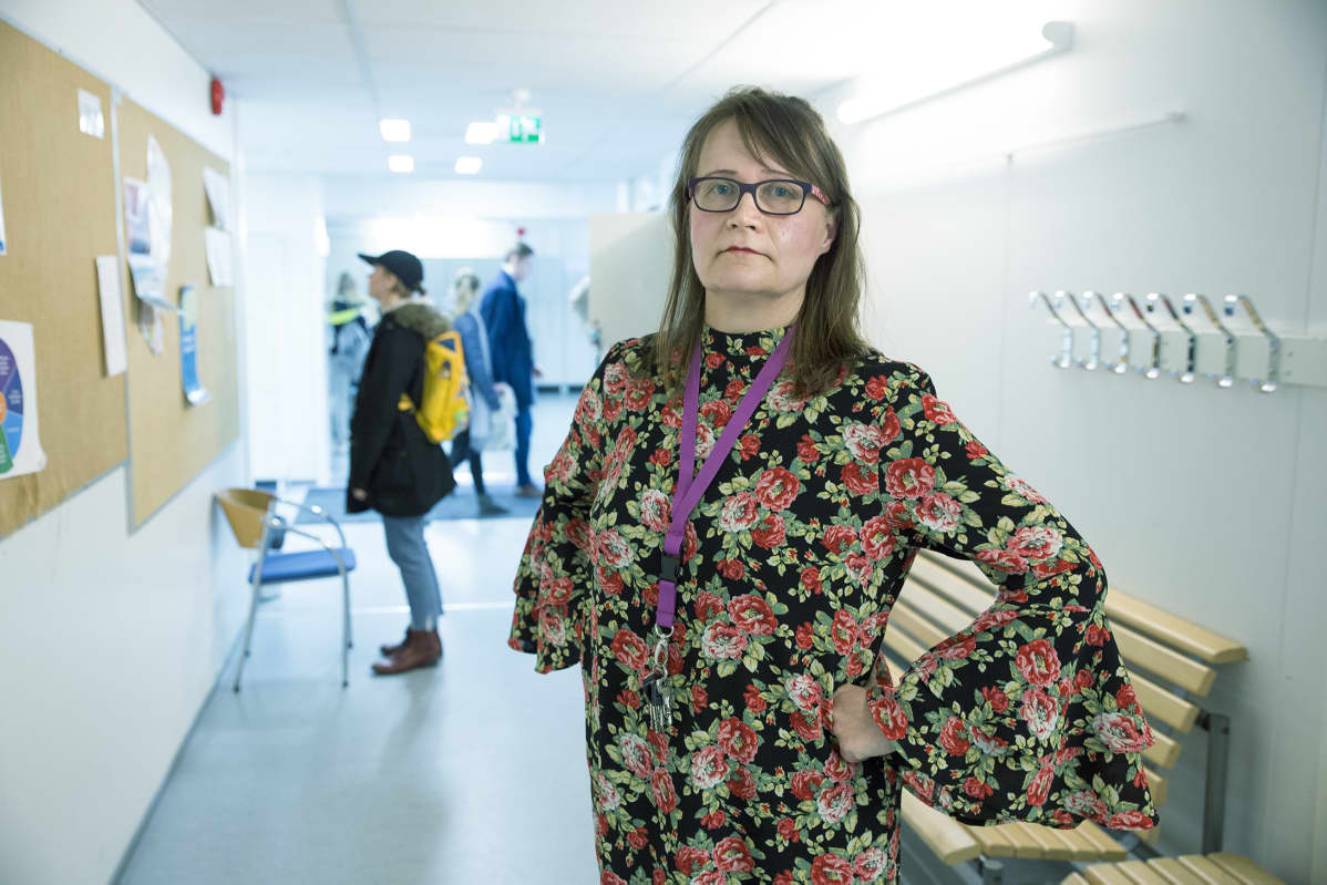 Koulukuraattori Arja Heinonen.