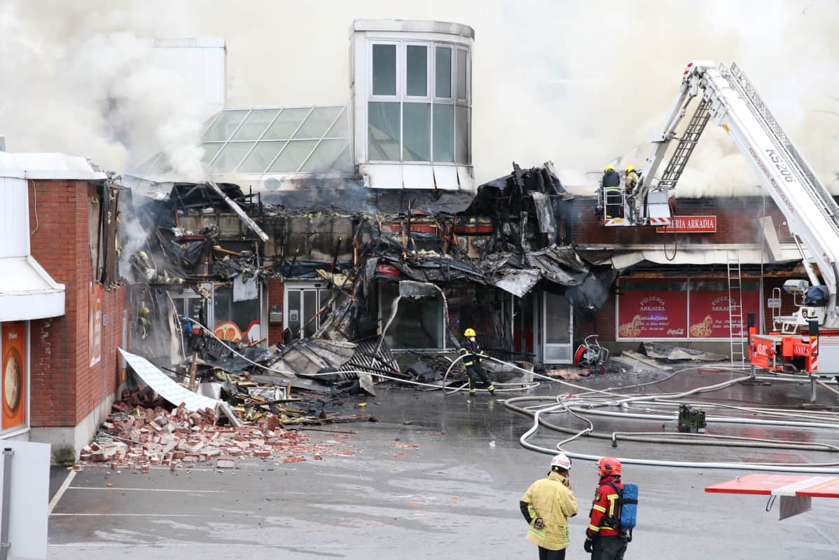 K-Market paloi Jyväskylän Palokassa
