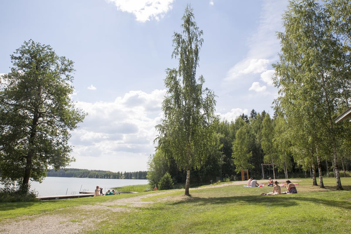 Uimaranta Pornaisissa.