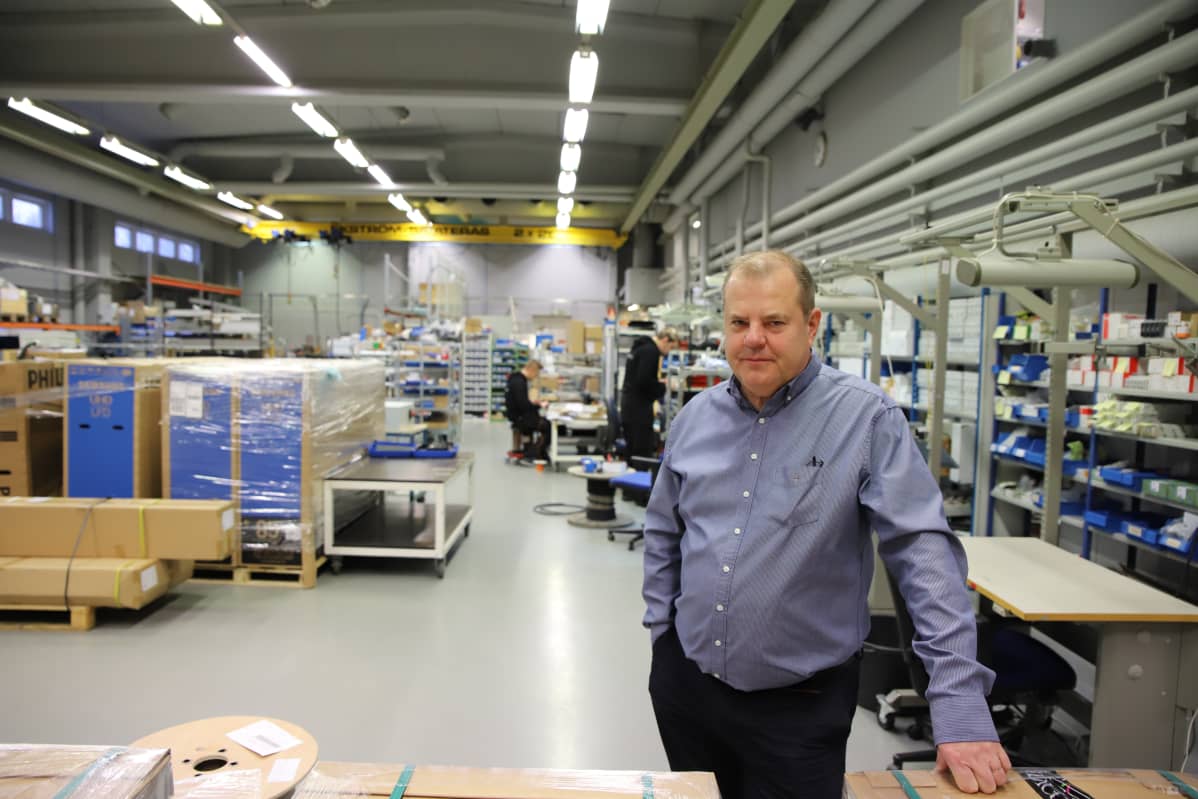 Toimitusjohtaja Juha Hietarinta.