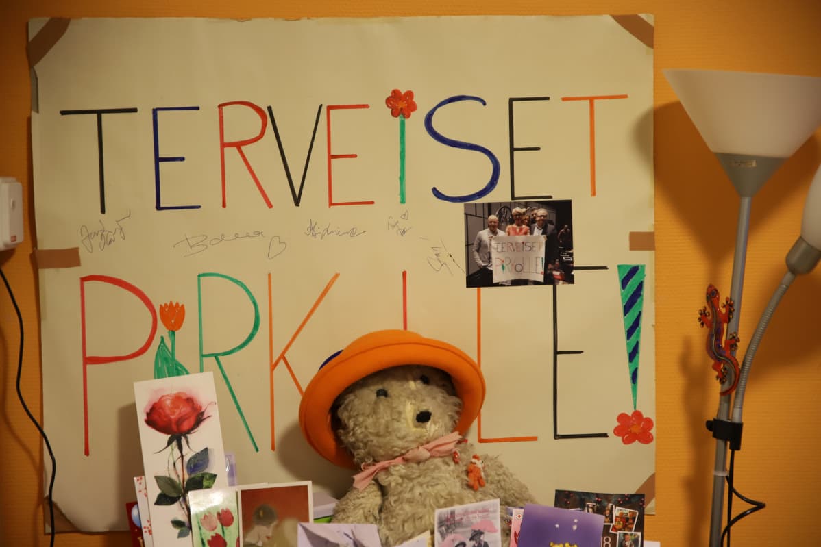 Terveiset Pirkolle -taulu.