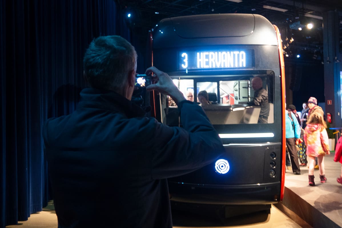 Raitiovaunu maketti Tampere
