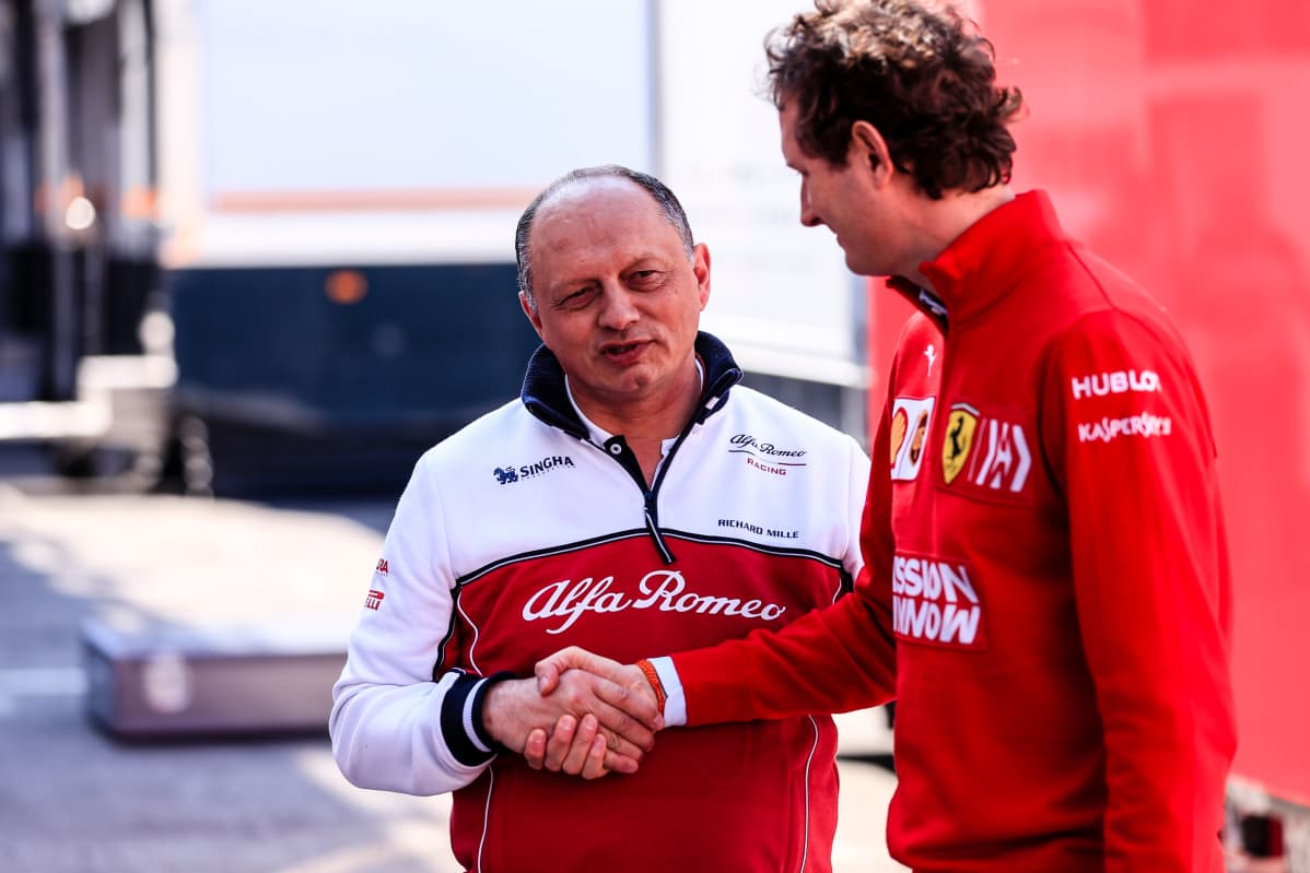 Frederic Vasseur, John Elkann