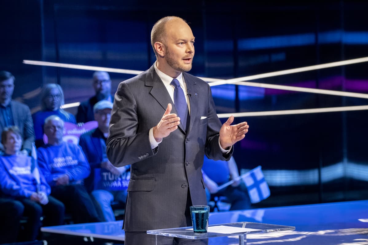 Sampo Terho Ylen Vaalitentissä 01.04.2019 Studio 2 Yleisradio. Eduskuntavaalit 2019