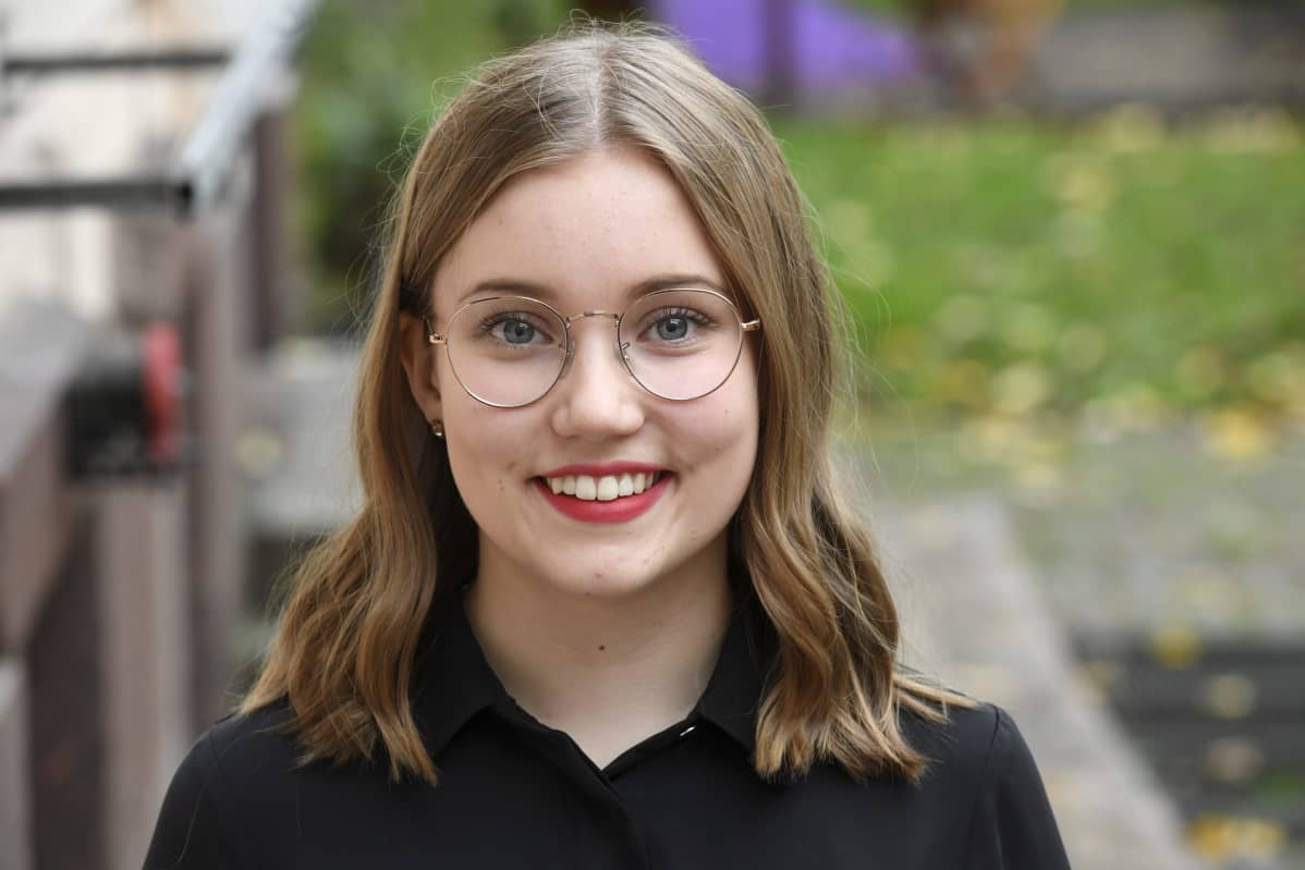 Opiskelija Sara Holappa