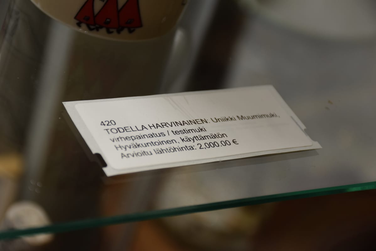 Tietoja harvinaisesta muumimukista.
