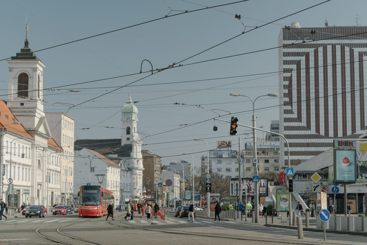 Bratislavan keskusta.