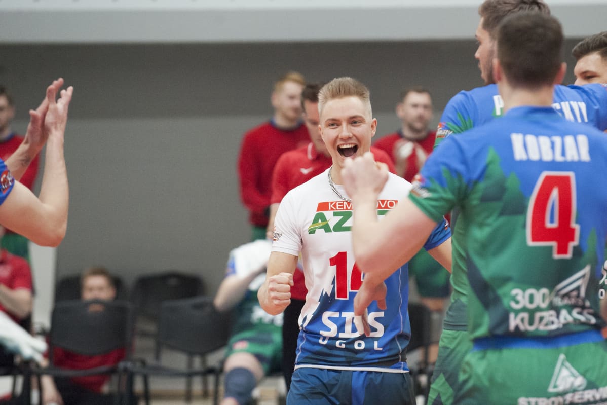Lauri Kerminen tuulettaa.