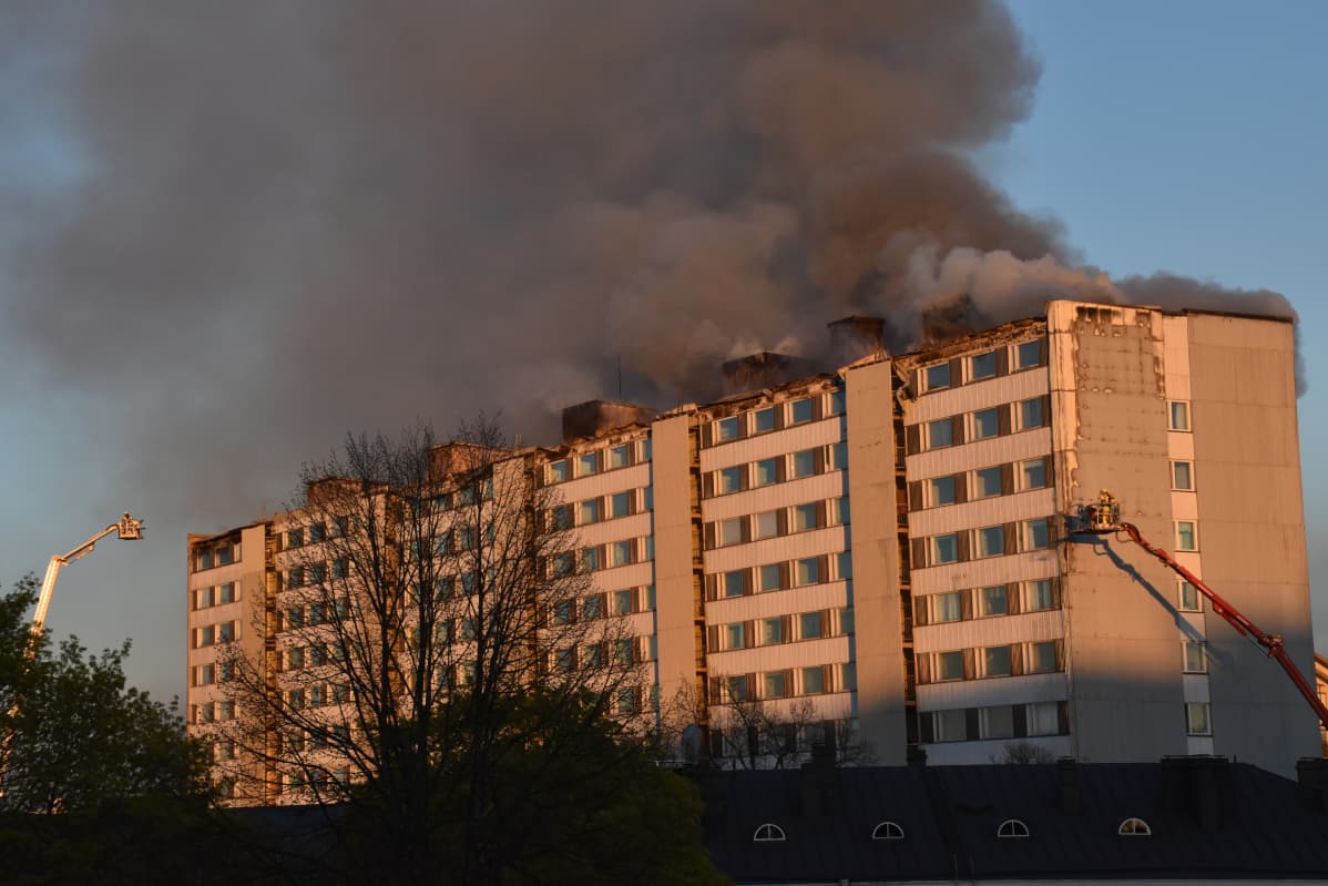 Keskuskartano tulipalo Pori