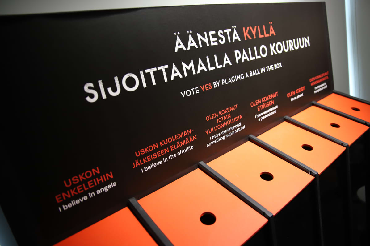 Museon monivalintatehtävä henkisistä uskomuksista.