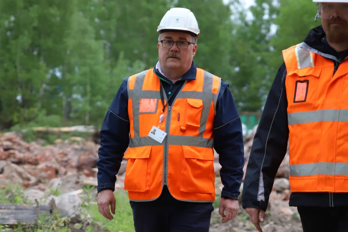 UPM:n kiinteistöpäällikkö Veli Tuominen.