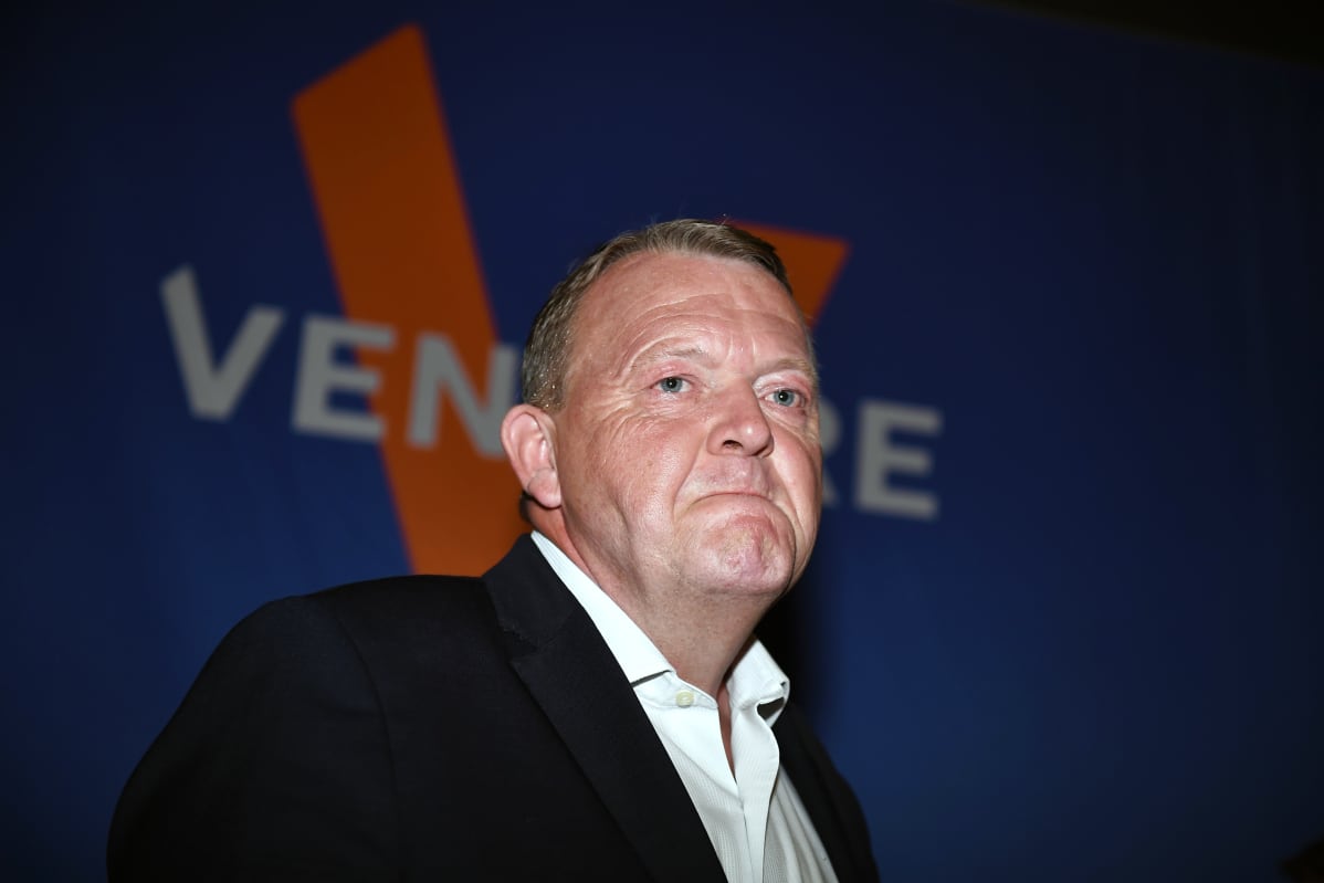 Venstren Lars Lökke Rasmussen myönsi illalla vaalitappion.