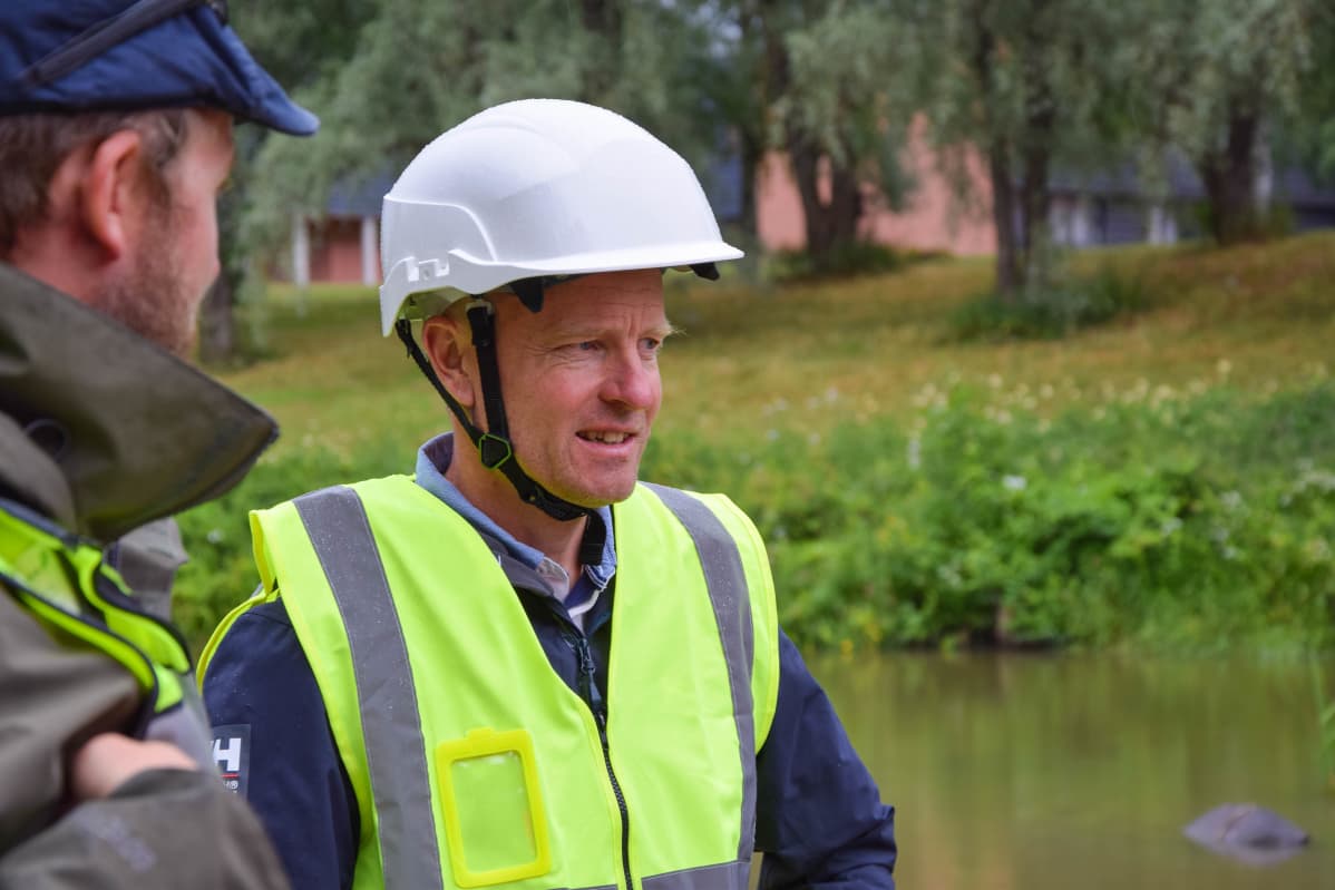 Juha-Pekka Triipponen on tyytyväinen näkemäänsä työn laatuun.