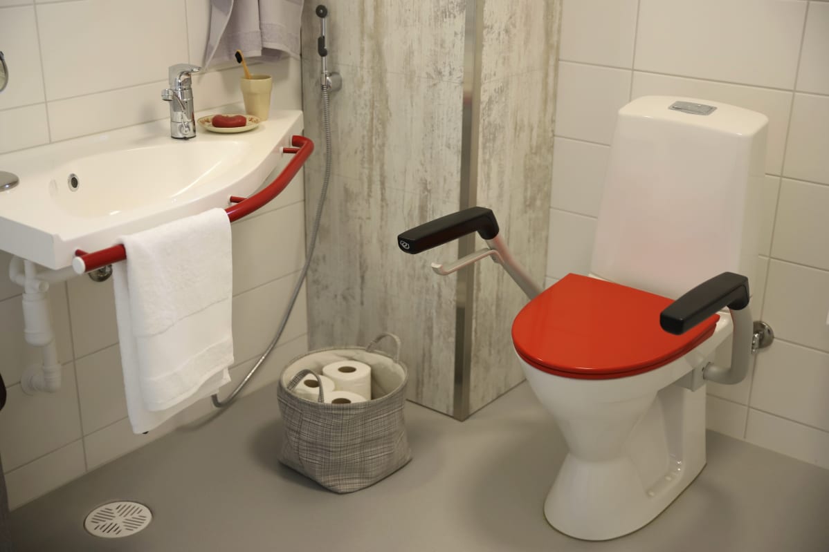 Lapinjärvi-talossa oleva wc.