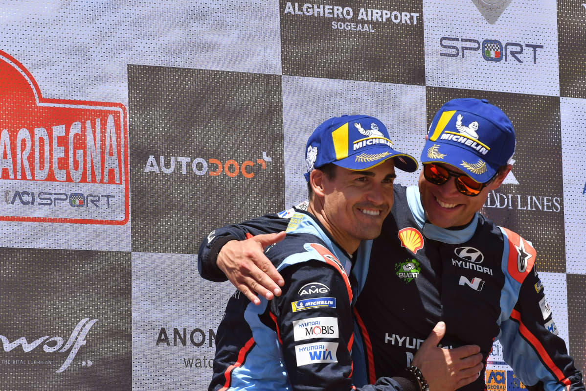Dani Sordo Hyundai 2019 Sardinia.